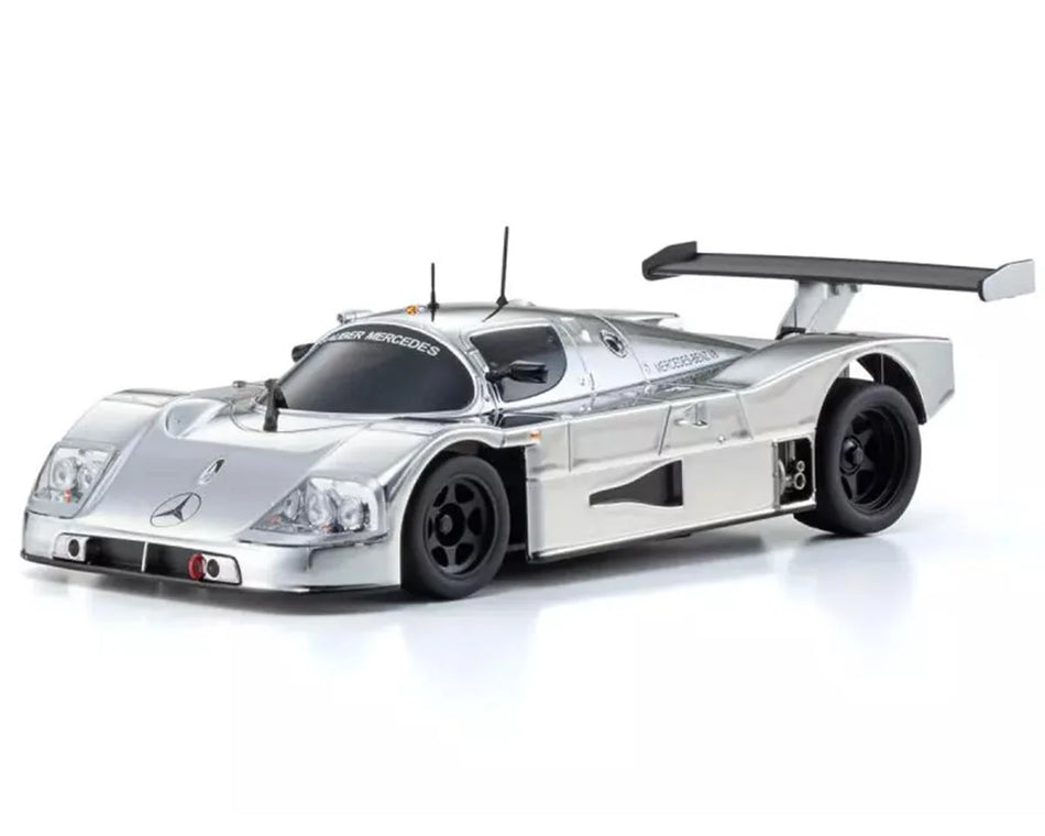 Kyosho MR-04 RWD Mini-Z Readyset w/Sauber-Mercedes C9 Body (Chrome/Silver)