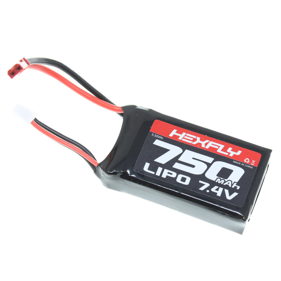 REDCAT 2 cell 7.4v 750mah Lipo Battery w/ JST connector