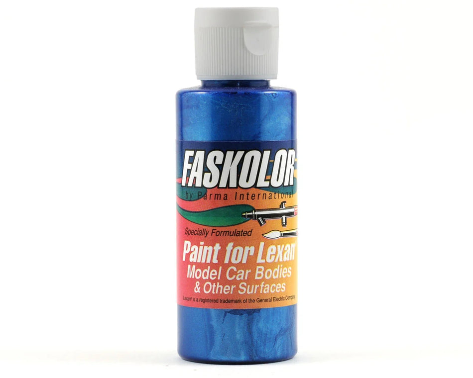 Parma PSE Faskolor Faspearl Blue Water Based Airbrush Paint 2oz PAR40055