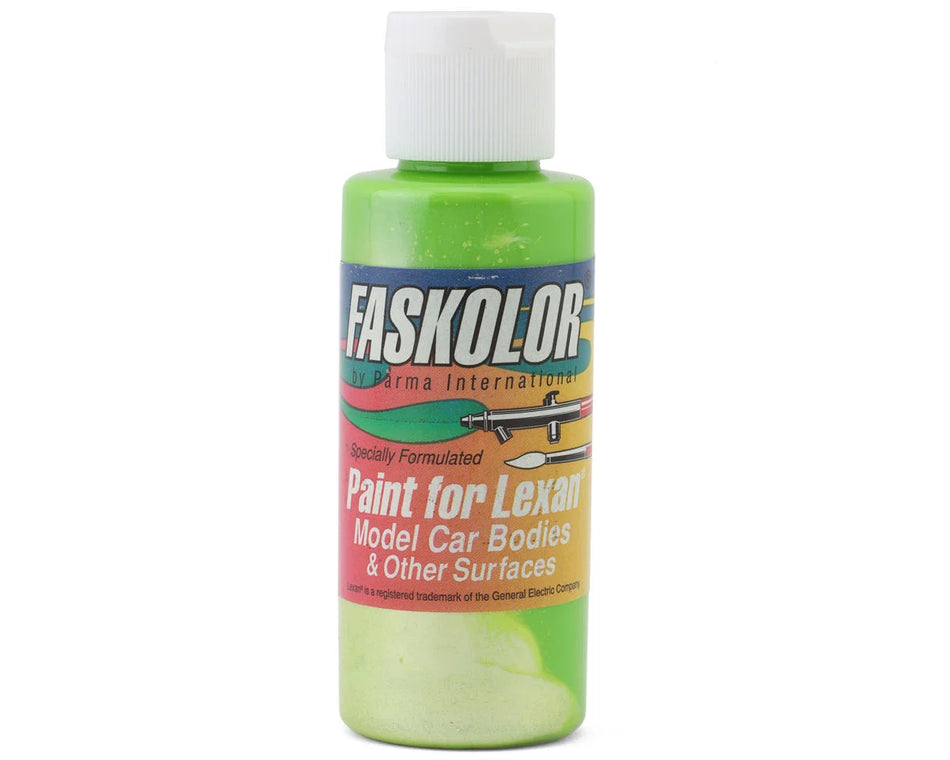 Parma PSE Faskolor Faspearl Key Lime Water Based Airbrush Paint 2oz PAR40301