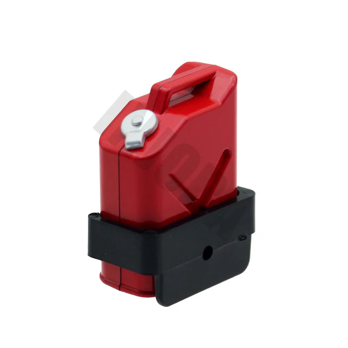 INJORA Mini Red Plastic Fuel Tank, 1/10 Scale Accessories for RC Crawler