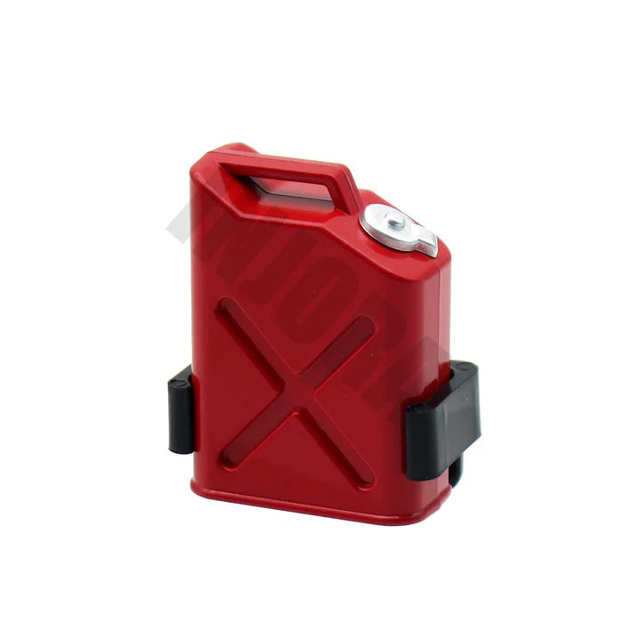 INJORA Mini Red Plastic Fuel Tank, 1/10 Scale Accessories for RC Crawler