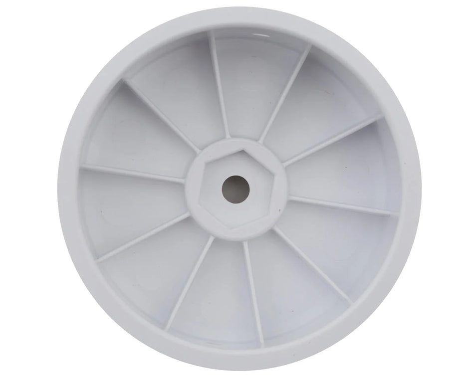 ProTek RC 2.2" Concave Front 2WD 1/10 Buggy Wheels (White) (4) (12mm Hex)