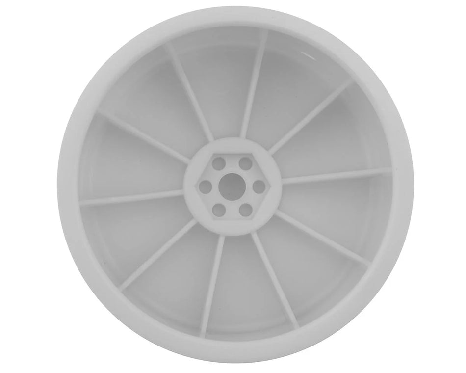 ProTek RC 2.2" Concave Rear 1/10 Buggy Wheels (White) (4) (12mm Hex)