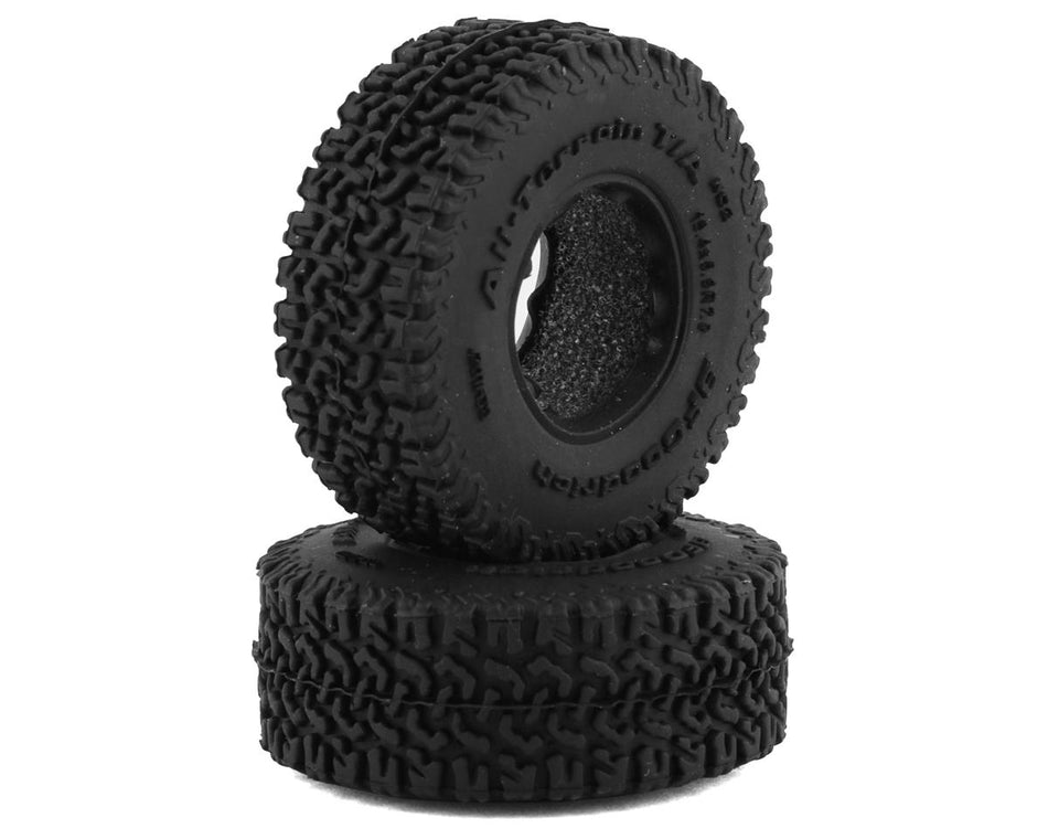RC4WD BFGoodrich All Terrain K02 0.7" Scale Micro Crawler Tires (39mm OD) (2) (X2S3) w/Foam Inserts