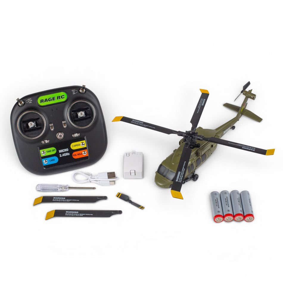 Hero-Copter BL 4-Blade Brushless RTF Helicopter Army