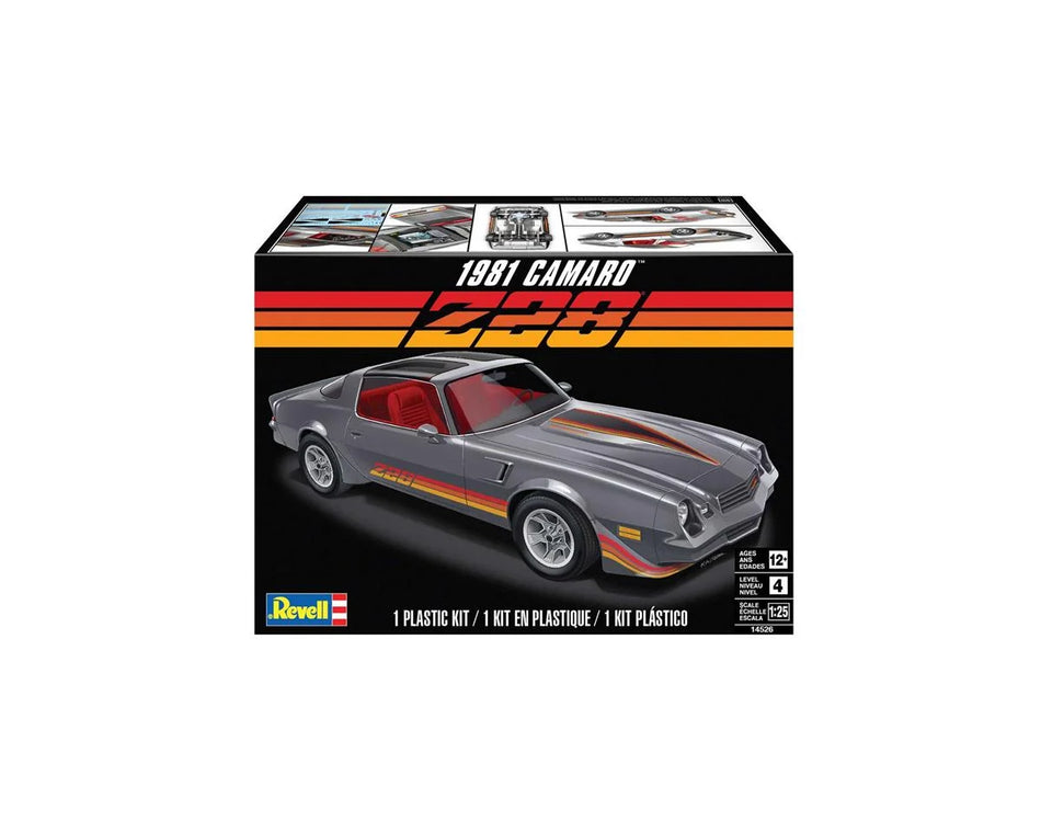 Revell 1/25 Scale 1981 Chevrolet Camaro Z/28 Plastic Model Kit [RMX14526]