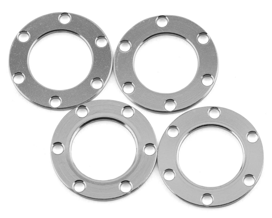 Samix Aluminum/Brass Bead-lock Wheel Set for Traxxas TRX-4M (Black) (4) (35g) (Adj. Offset)