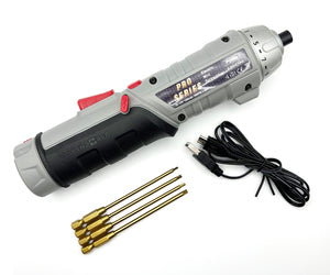 Cordless Drill with Clutch & Metric Tip Set (1.5/2.0/2.5/3mm)