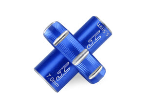 JConcepts 5.5 & 7.0mm Combo Thumb Wrench, Blue Anodized