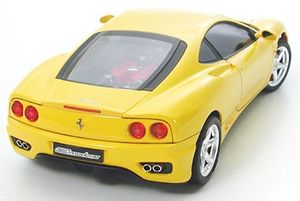 Ferrari 360 Modena Plastic Model, Yellow Version