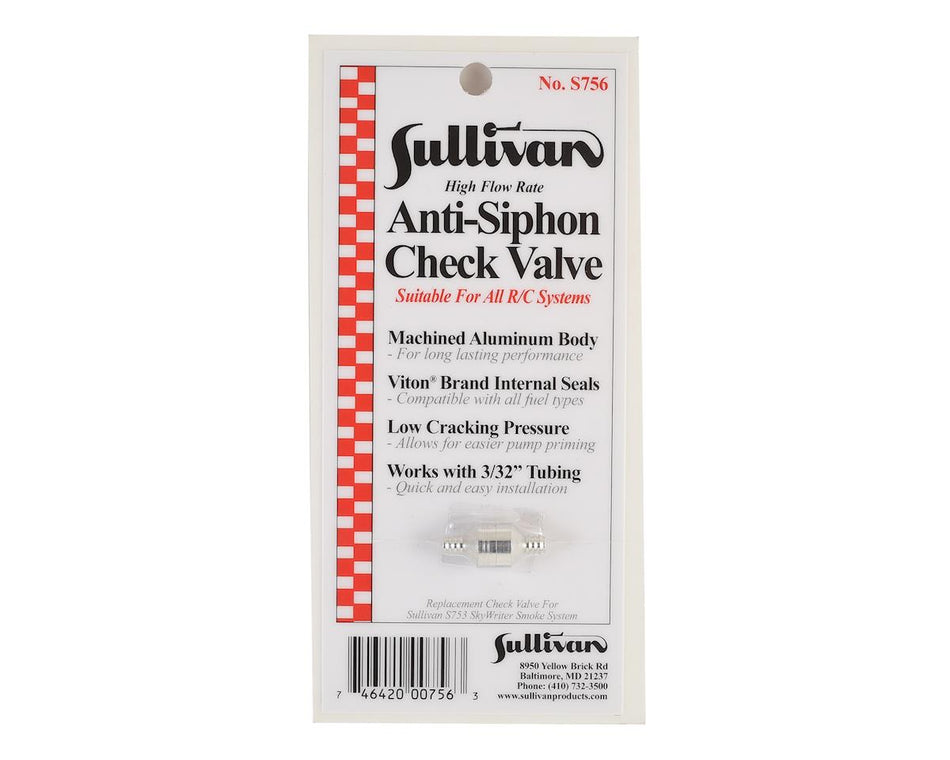 Sullivan SUL756 Aluminum Anti-Siphon Check Valve