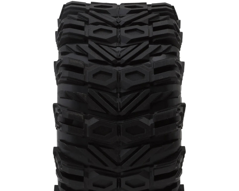 UpGrade RC BELTED Dirt Claw 2.9" Pre-Mounted Tires for Traxxas® MAXX® (2) (Regular & Wide Offset Hexes Included)
