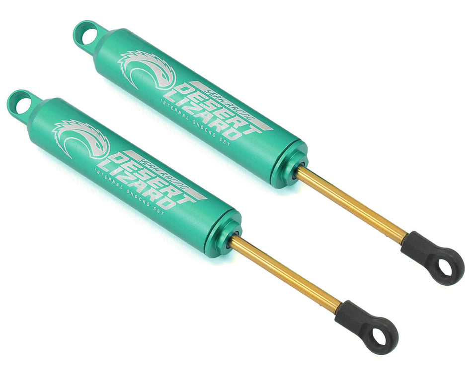 Yeah Racing YEA-DDL-110GN Desert Lizard 110mm Two-Stage Internal Spring Shocks — Green (2)