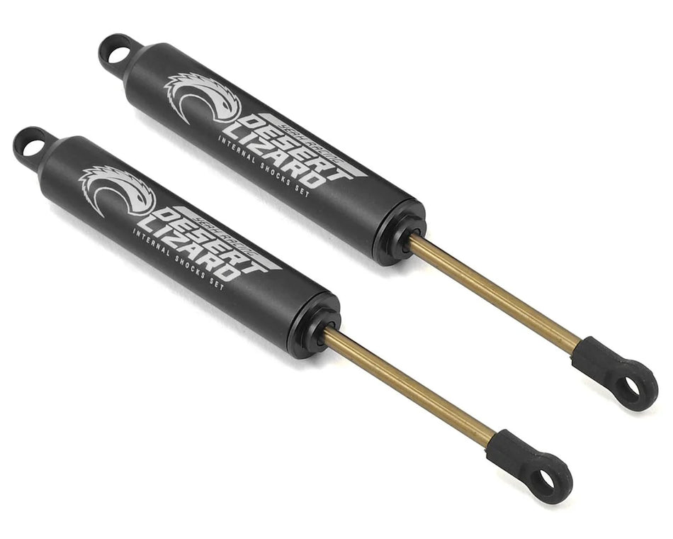 Yeah Racing YEA-DDL-120BK Desert Lizard 120mm Two-Stage Internal Spring Shocks — Black (2)