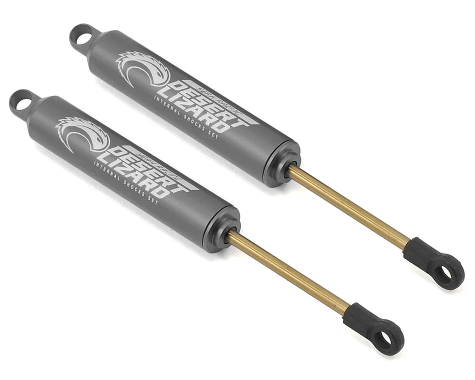 Yeah Racing YEA-DDL-120GM Desert Lizard 120mm Two-Stage Internal Spring Shocks — Grey (2)