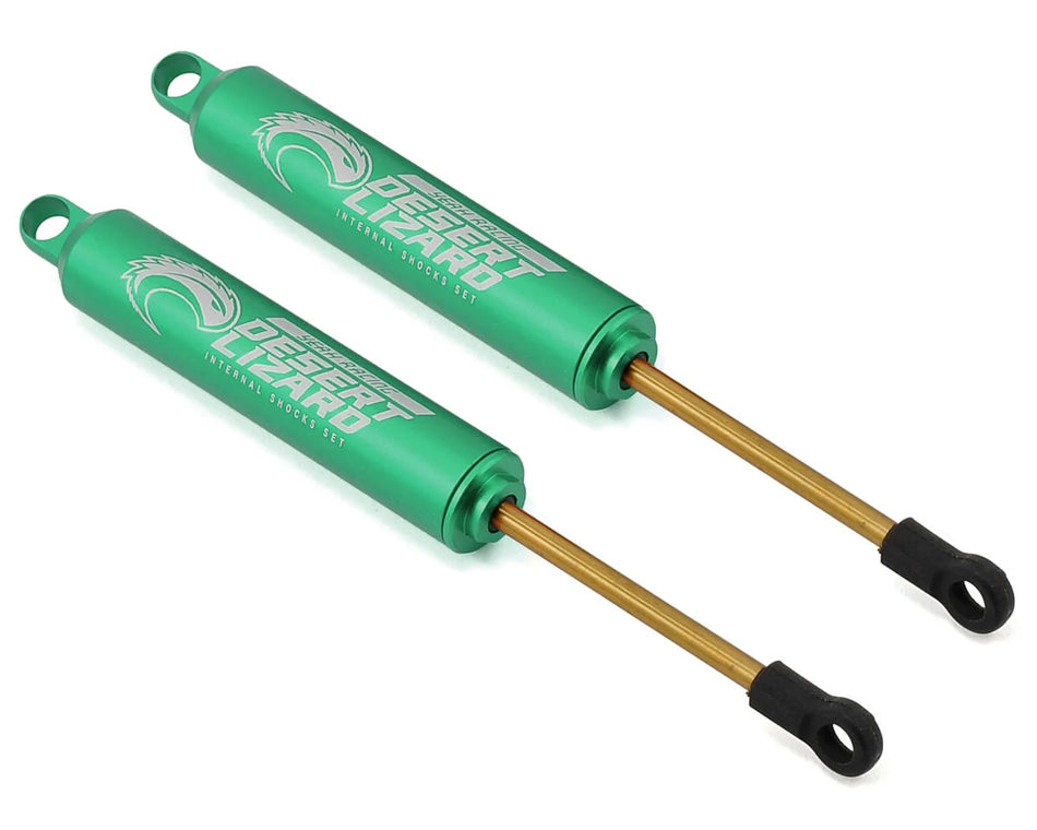 Yeah Racing YEA-DDL-120GN Desert Lizard 120mm Two-Stage Internal Spring Shocks — Green (2)
