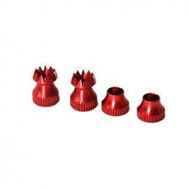 Secraft Transmitter Stick Ends 3mm Red