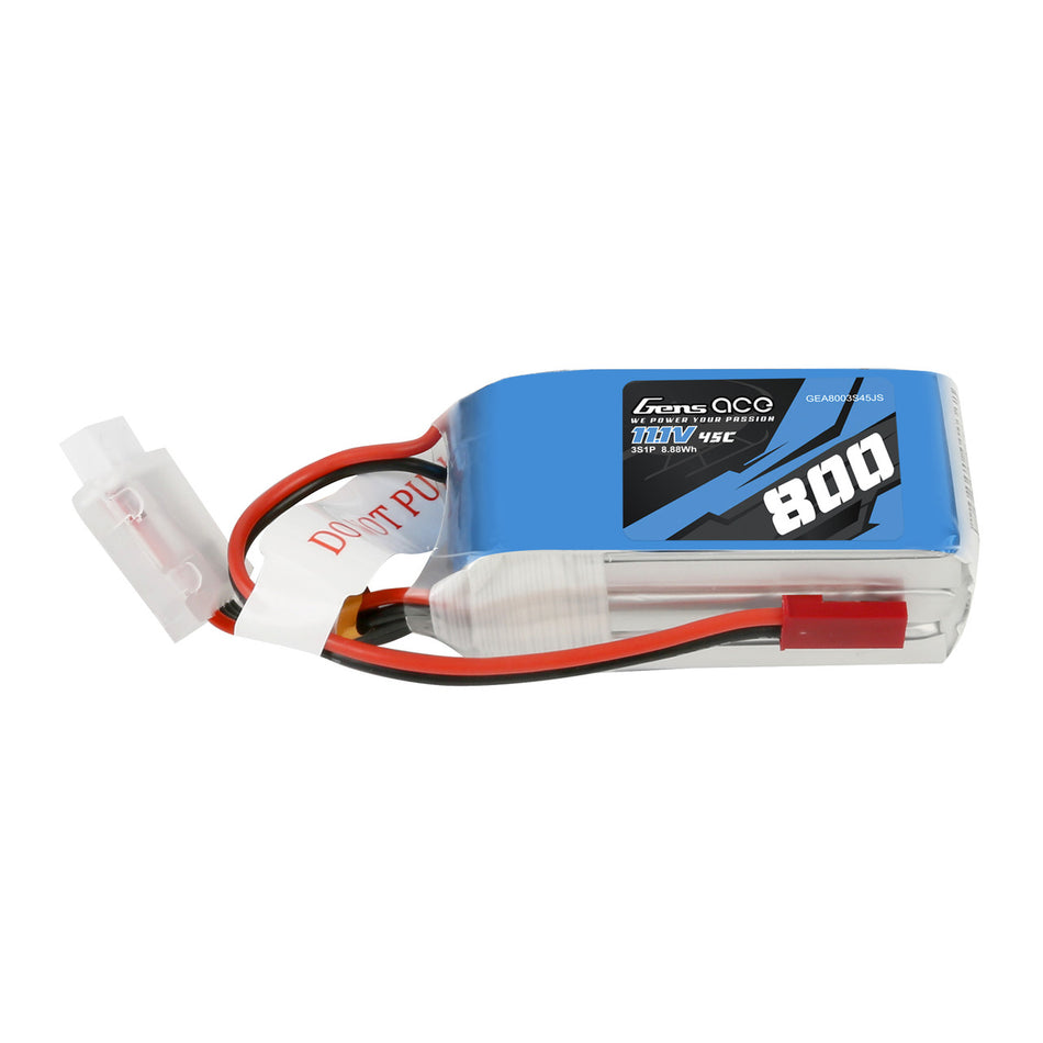 Gens Ace 800mAh 11.1V 45C 3S1P