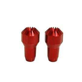 Secraft Transmitter Stick Ends 4mm Red