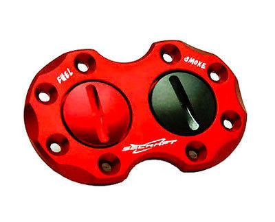 Secraft Aluminum Double Fuel Dot V2 Red