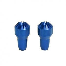 Secraft Transmitter Stick Ends 4mm Blue