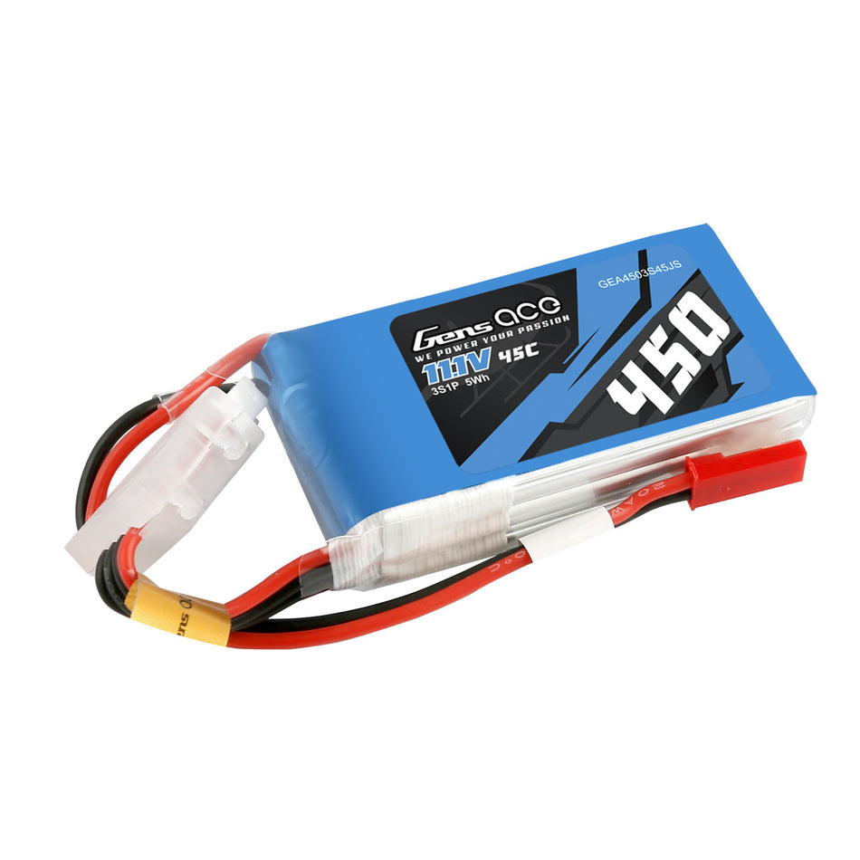 Gens Ace 450mAh 11.1V 45C 3S1P