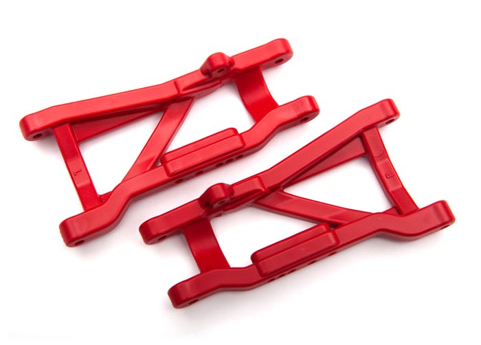 2555R Suspension arms, red, rear, heavy duty (2)