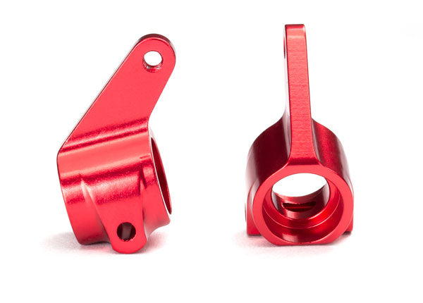 3636X SAluminum Steering Blocks (2) Red