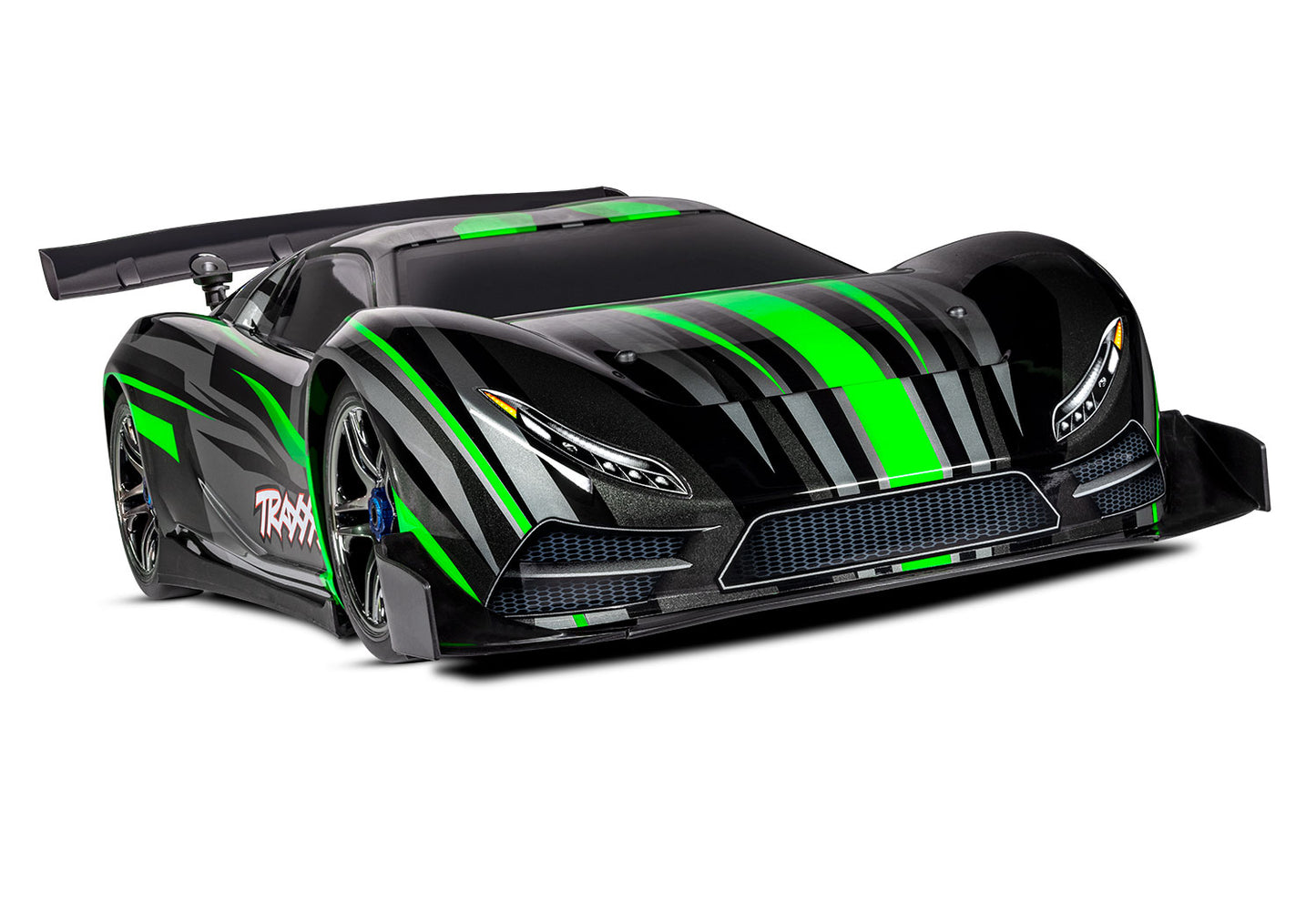 64077-3-GRN  Traxxas XO-1 AWD Supercar w/TSM no Battery Green