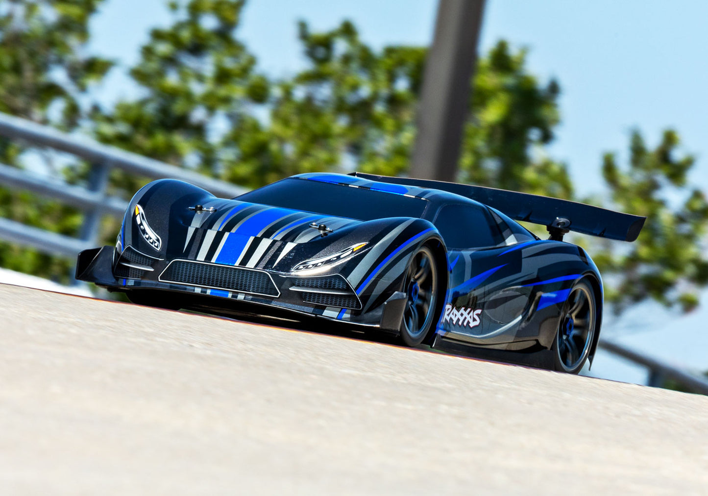 64077-3-BLUEX XO-1 AWD Supercar No Battery W/TSM