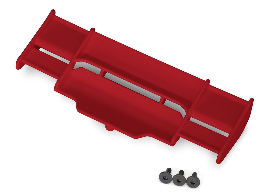 6721R Wing, Rustler® 4X4 red 3X8 screws