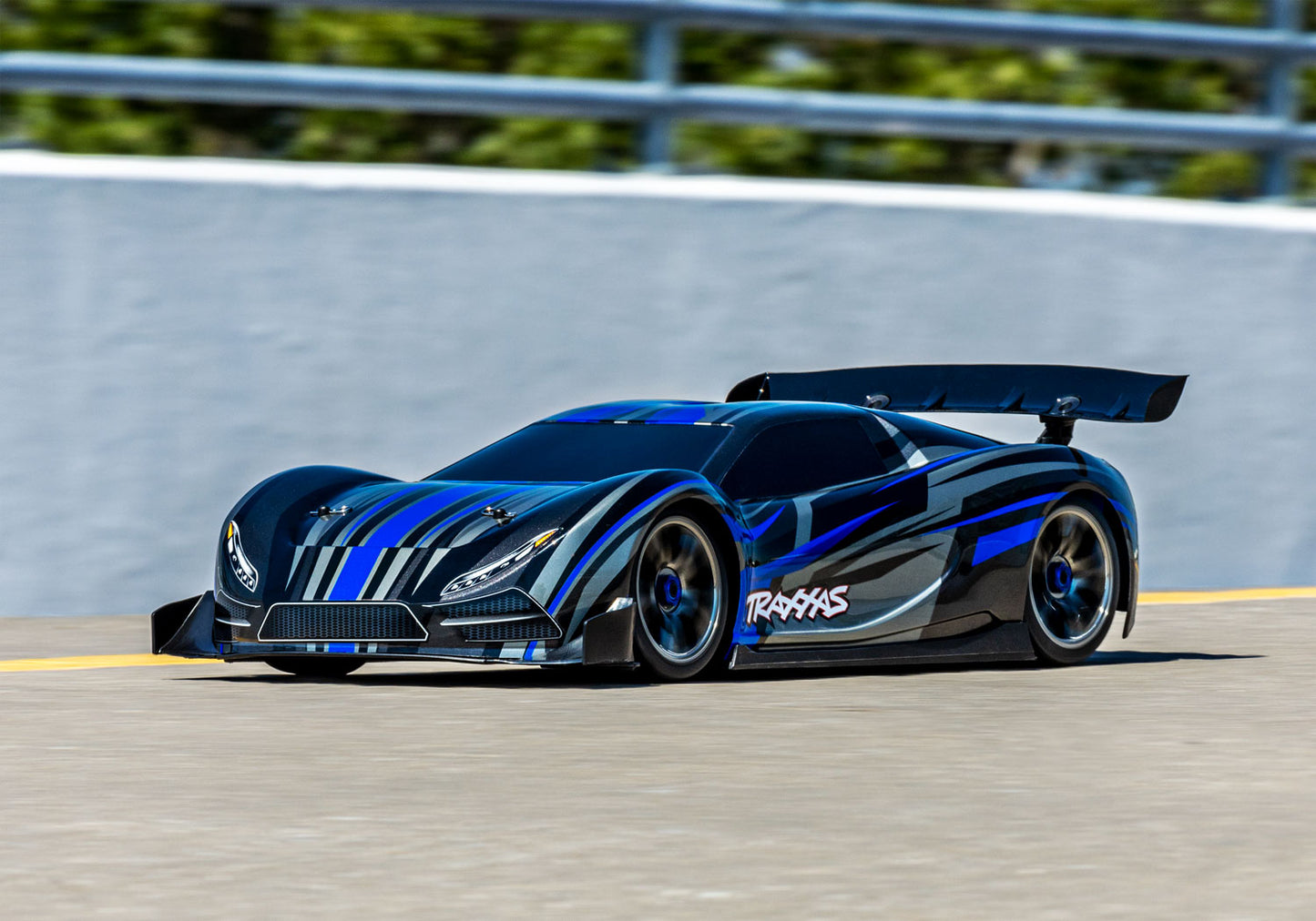 64077-3-BLUEX XO-1 AWD Supercar No Battery W/TSM