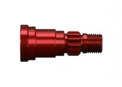 7753R Stub axle aluminum (red-anod