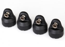 8361 Shock caps (black) (4) (assemb