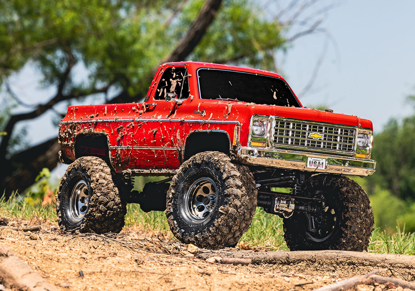 92056-4 TRX-4 RTR Chevrolet K10 Cheyenne High Trail Edition Red Trail Crawler