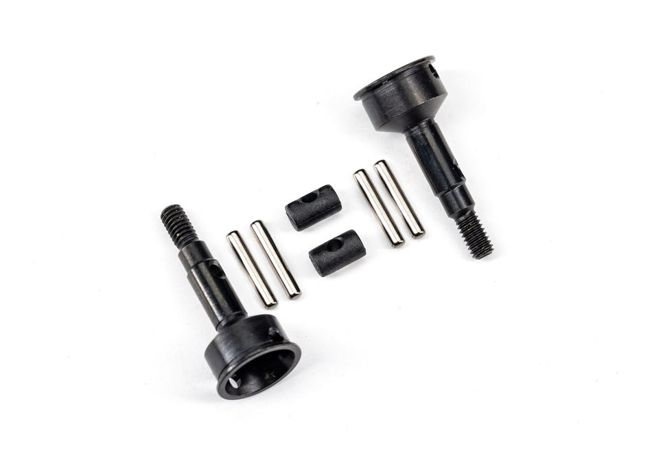 9753 Traxxas Stub axle, front (2)/ cross pins (2)/ drive pins (4)