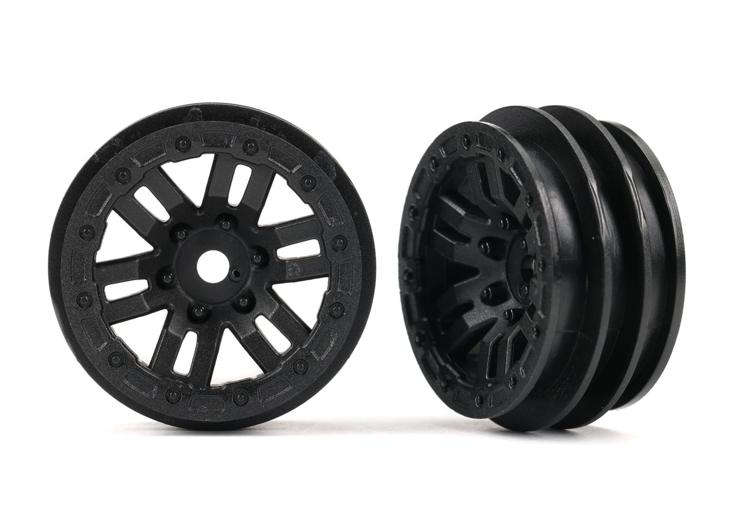 9768 Wheels, 1.0" (black) (2)