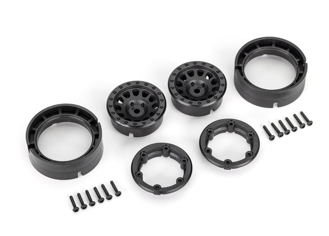 9781 Wheels, 1.0", Method Race Wheels® 105 Beadlock (black, beadlock) (2)