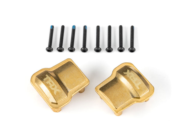 9787 Axle cover, brass TRX-4m (8 grams each)