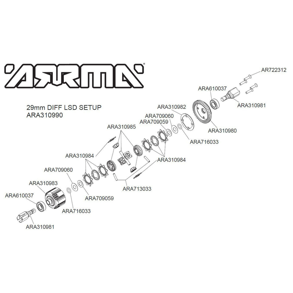 Limited Slip F/R Diff Set GP4
