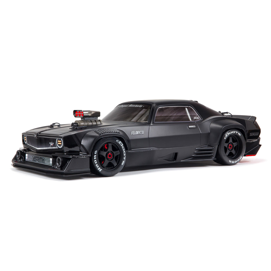 1/7 FELONY 6S BLX Street Bash All-Road Muscle Car RTR, Black