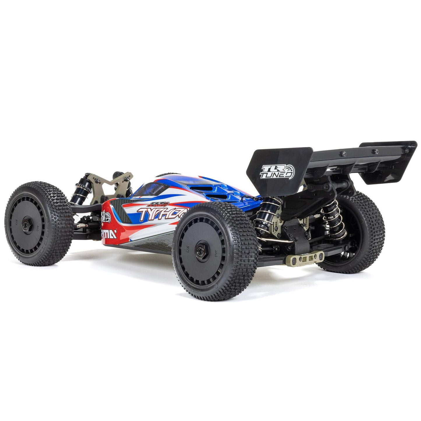 1/8 TLR Tuned TYPHON 6S 4WD BLX Buggy RTR, Red/Blue