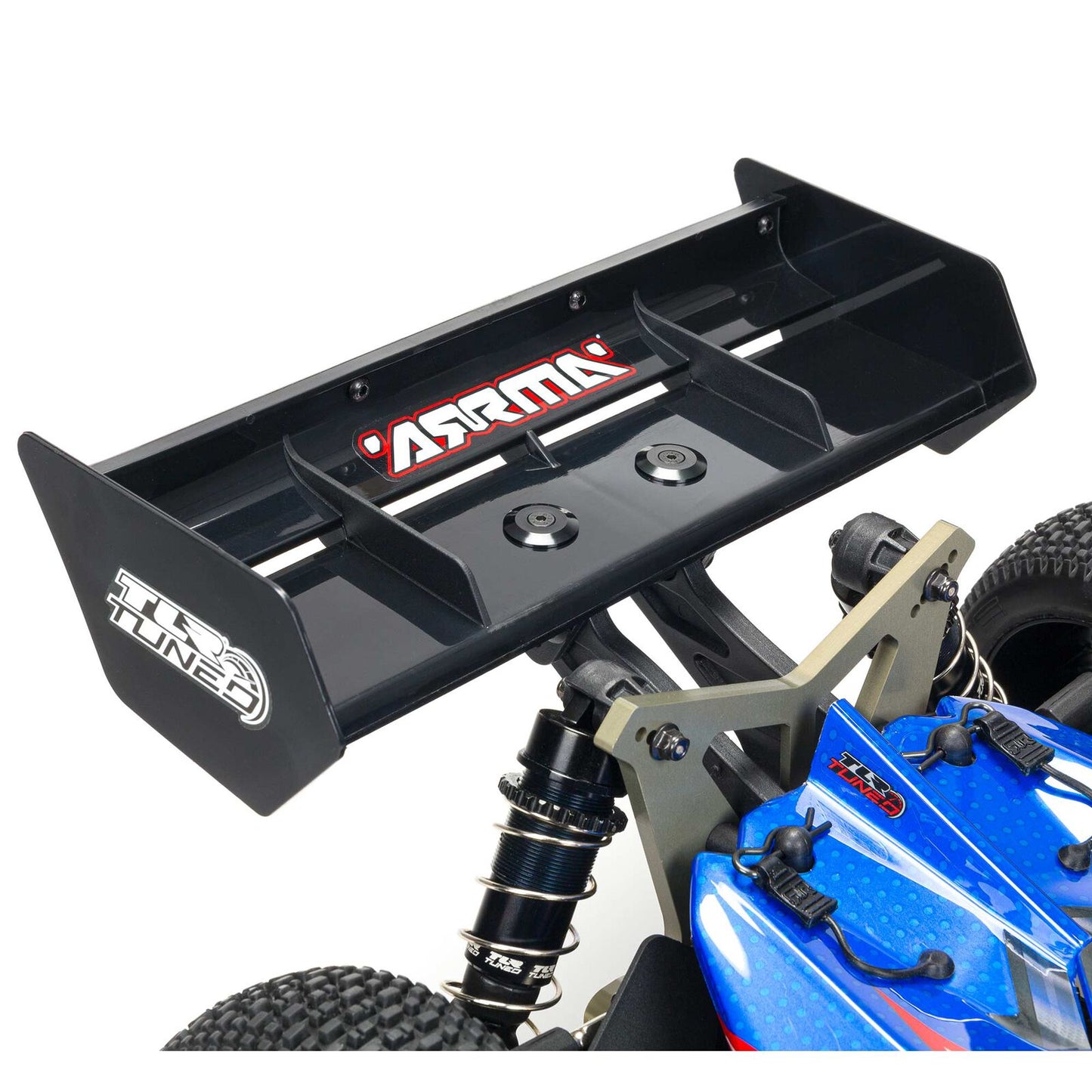 1/8 TLR Tuned TYPHON 6S 4WD BLX Buggy RTR, Red/Blue