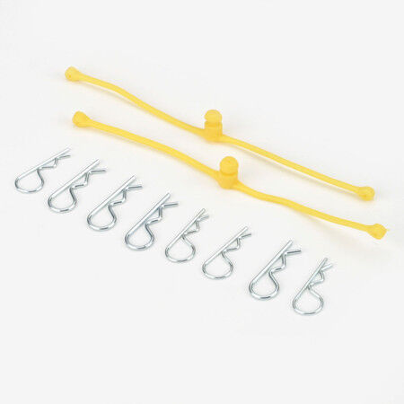 Body Klip Retainers,Yellow (2)