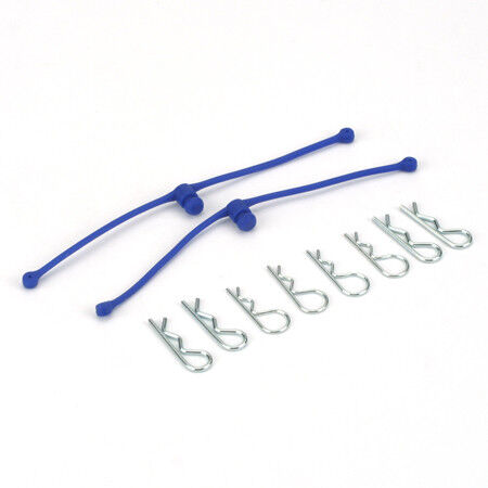 Body Klip Retainers, Blue (2)