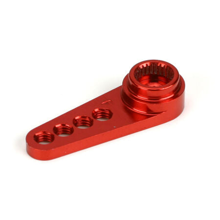 1/2 Machined Alum Servo Arm: Futaba 25T Red