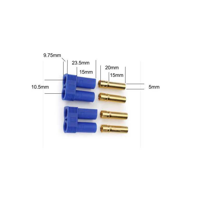 E-Flite EC5 Battery Connector,Female(2