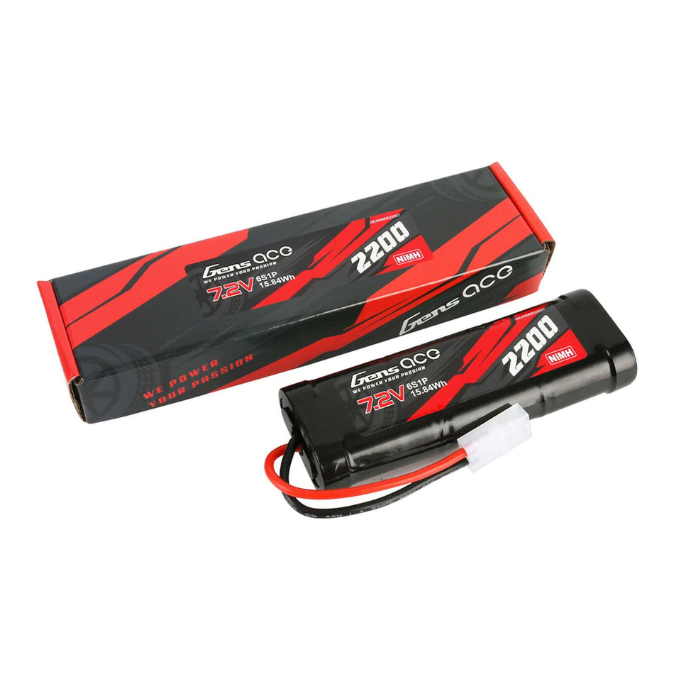 Gens Ace 7.2V 2200mAh Ni-MH Battery with Tamiya Plug