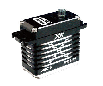 X6 HBL599 MKS Brushless Titanium Gear High Torque Digital Servo (High Voltage)